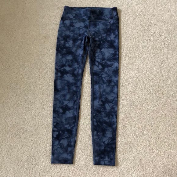 Athleta Other - Athleta girl | blue tie die power vida legging